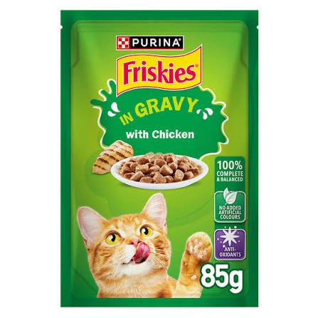Friskies in gravy