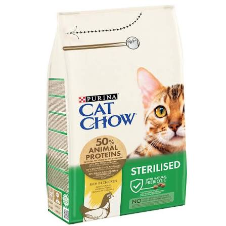 Cat chow sterilised rich in chicken
