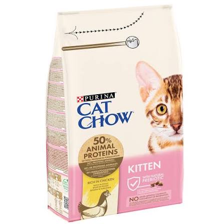 Cat Chow kitten rich in chicken
